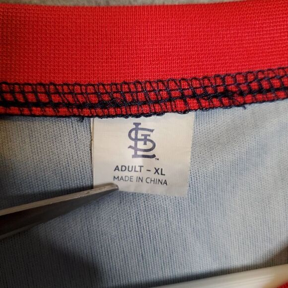 St Louis Cardinals Jersey Mens XL Blue MLB Purina SC Soccer Pullover - Picture 2 of 8